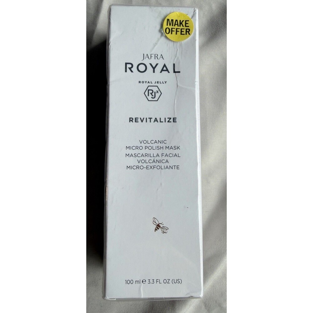 Jafra Royal Jelly Revitalize Volcanic Micro Polish Mask Facial